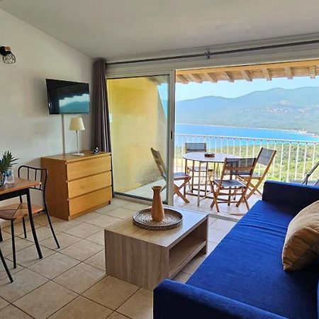 Chalereux T2 Vue Mer Et Piscine Alba Rossa Serra-di-Ferro  Εξωτερικό φωτογραφία